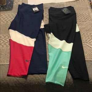 2 NWT Nike Capri